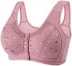 Women's Comfortable and Sexy Large Size Front Buckle Wrap Up Tank Top Style Thin Bra Ultimate Lift Bra